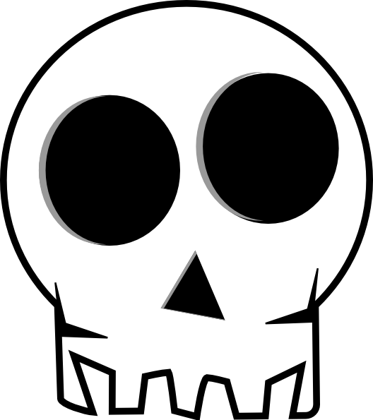 Clipart skeleton mouth. Cartoon skull clip art