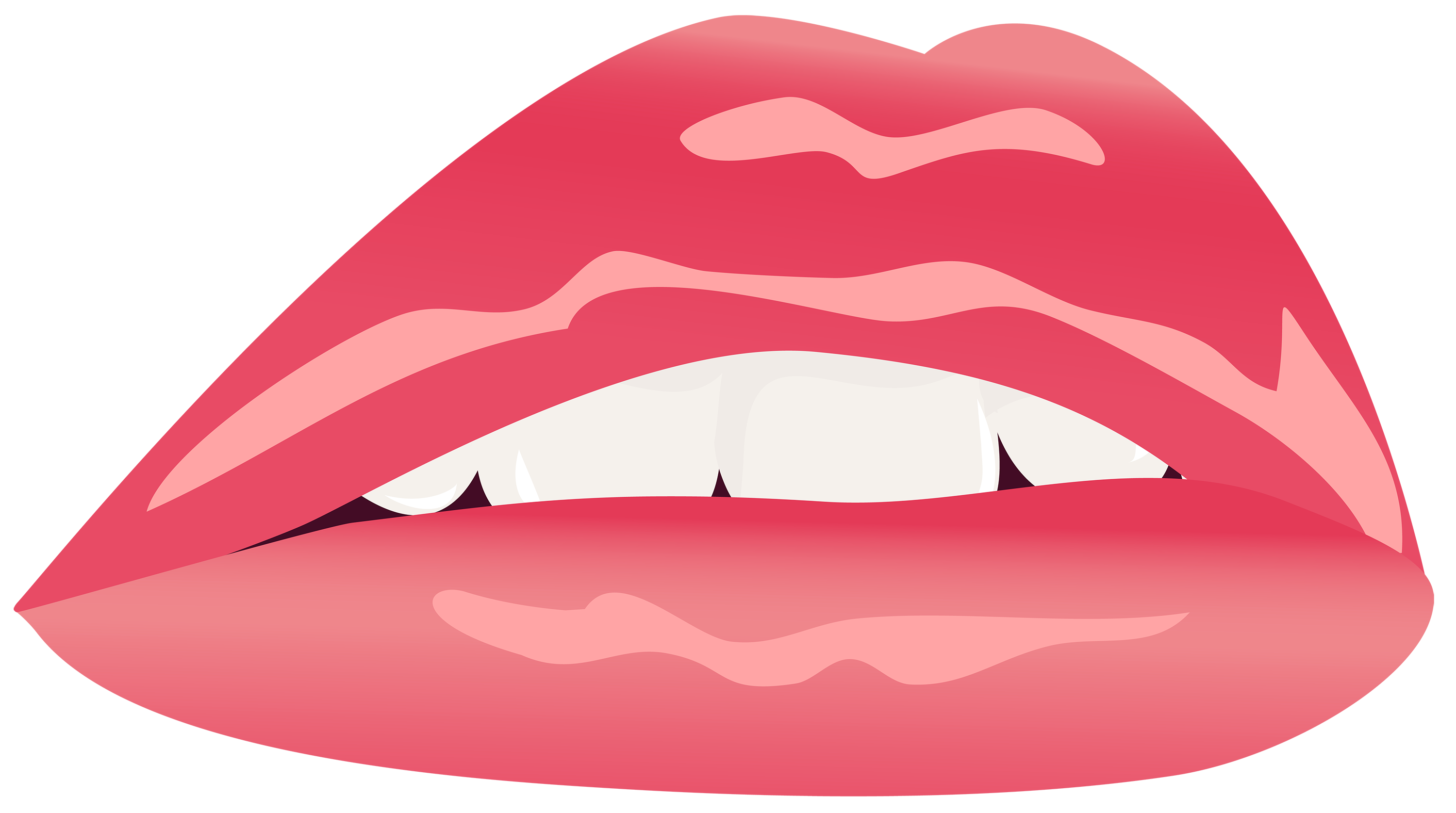 Red lips png image. Lipstick clipart border
