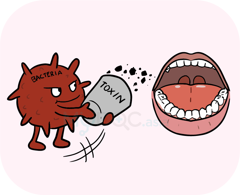 tooth clipart bacteria