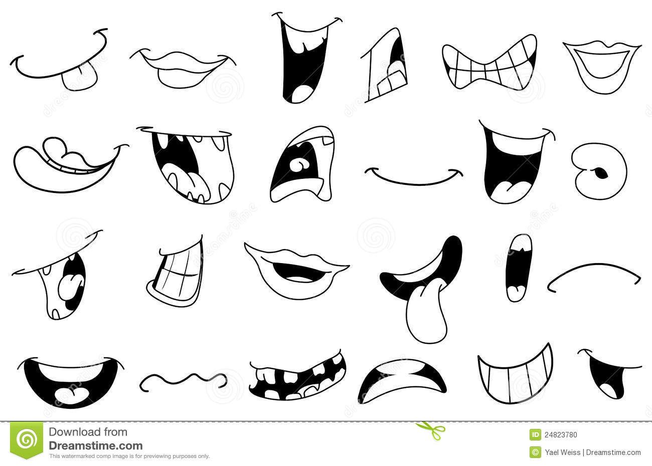 clipart mouth vector art