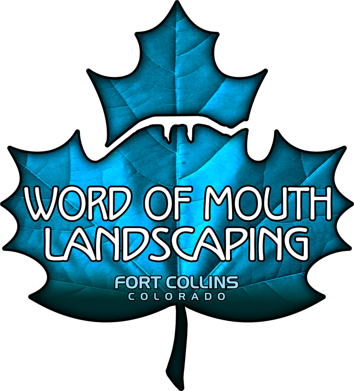 Lawn care of landscaping. Clipart mouth word