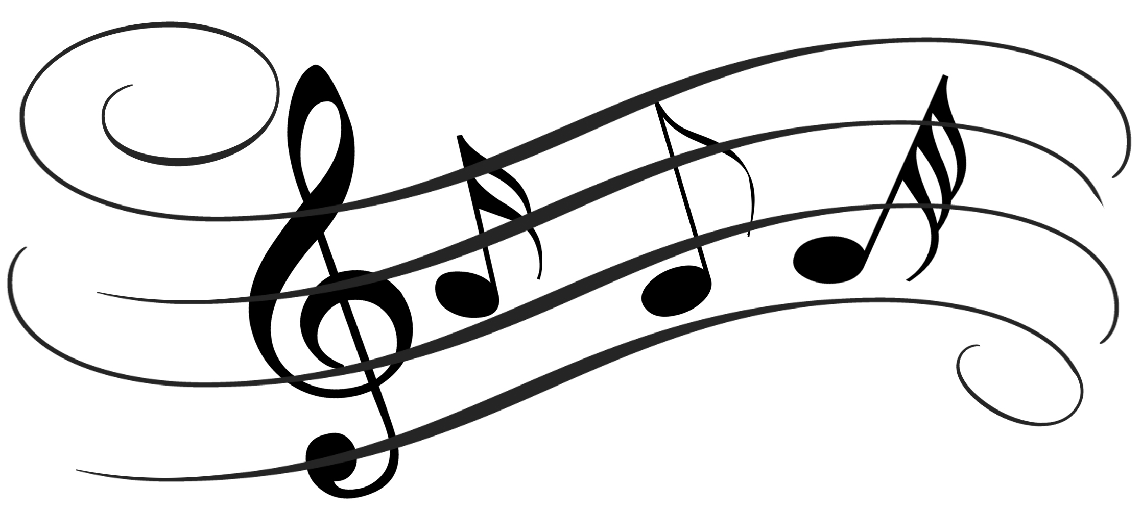 Music staff free download. Notes clipart line