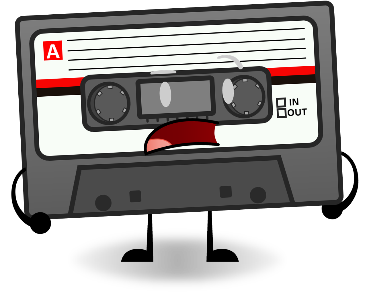 clipart music cassette tape
