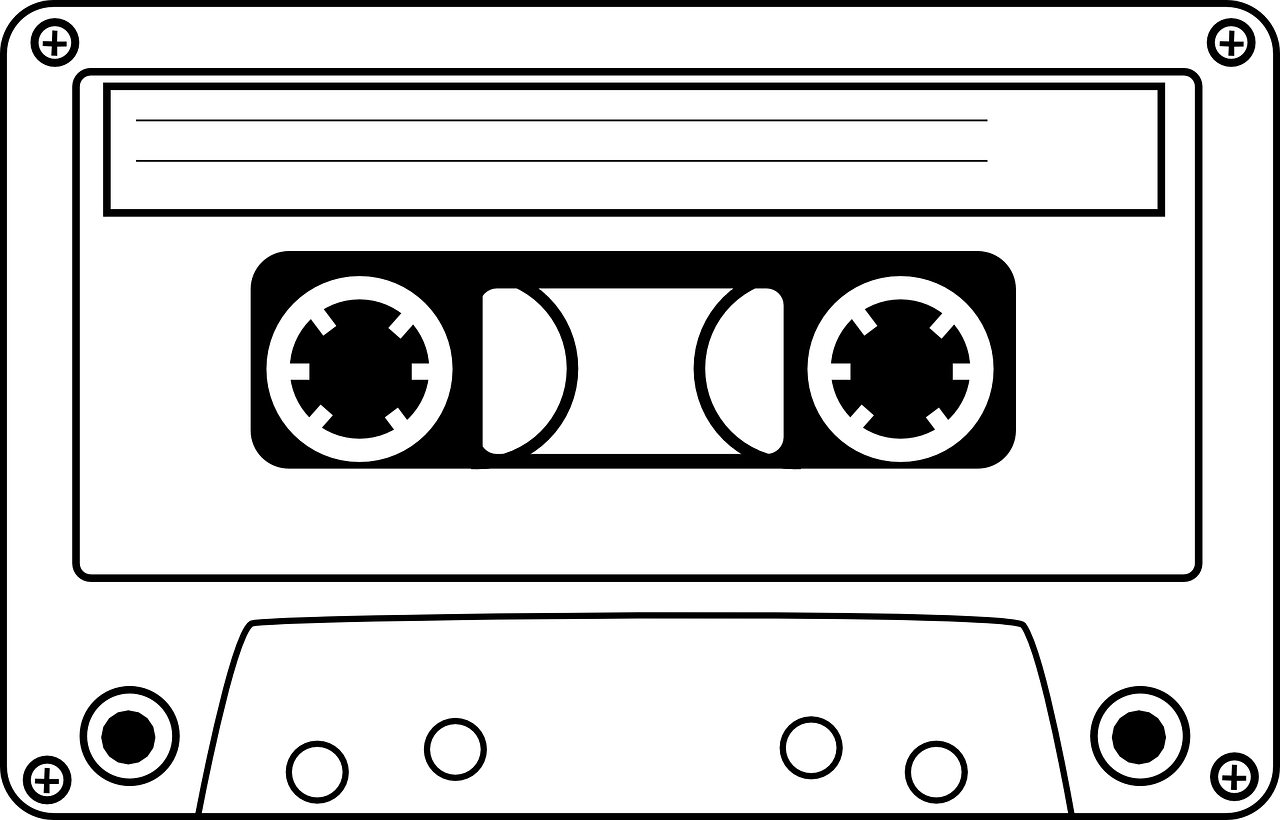 musical clipart tape