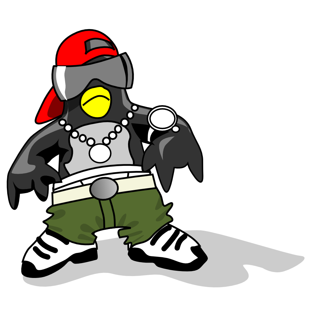 music clipart penguin
