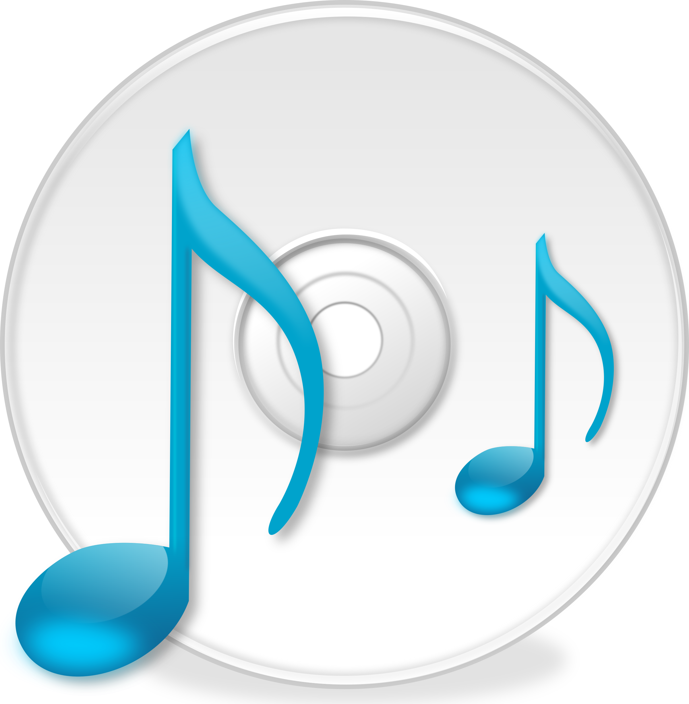 Clipart music disk. Icon big image png