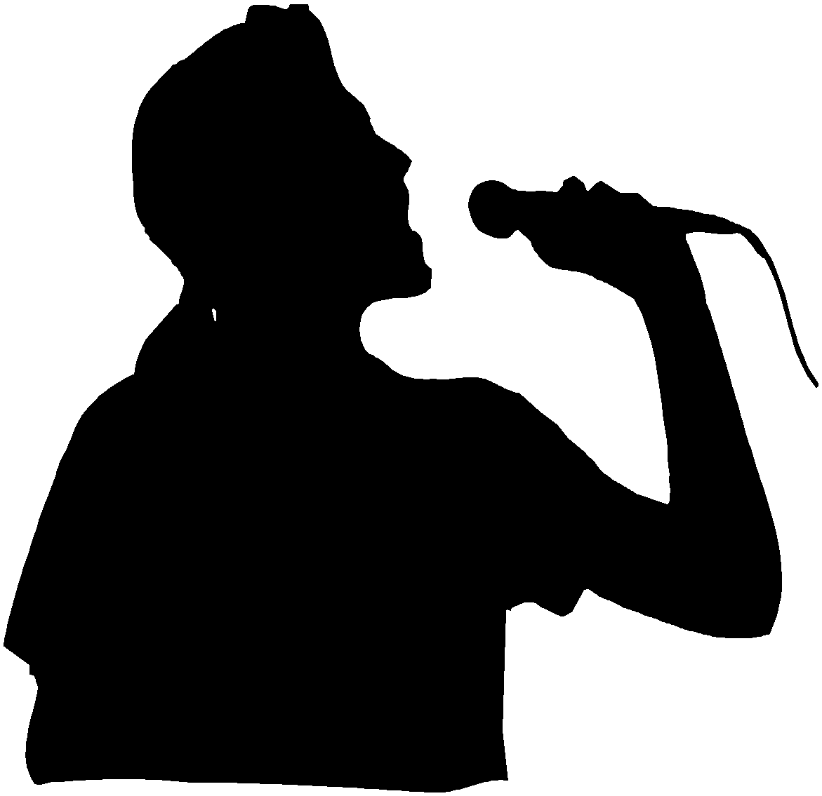 humans clipart singing