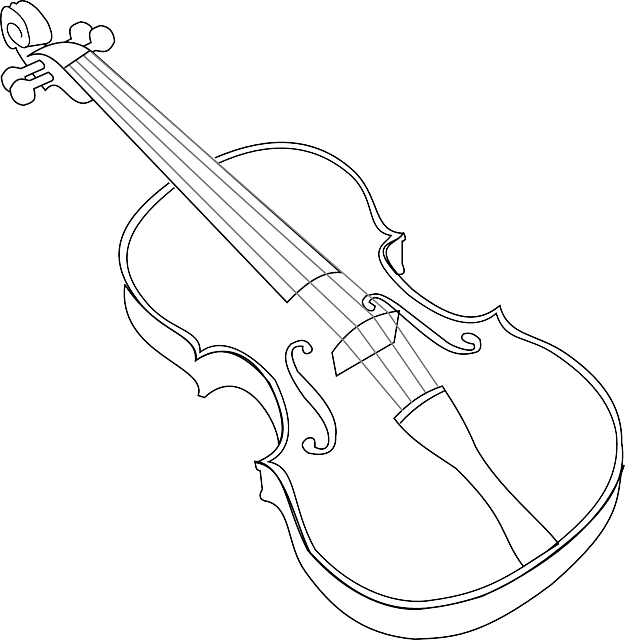 clipart music outline
