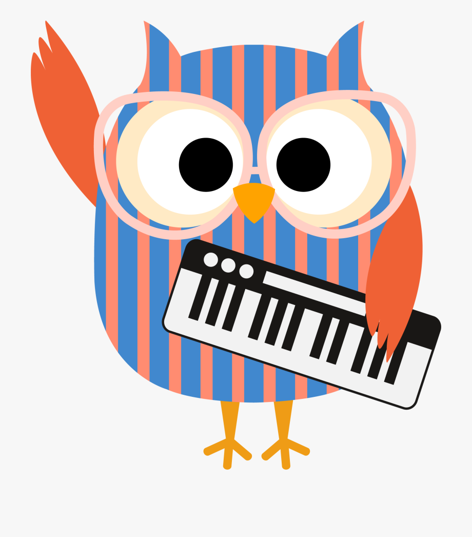 owl clipart musical
