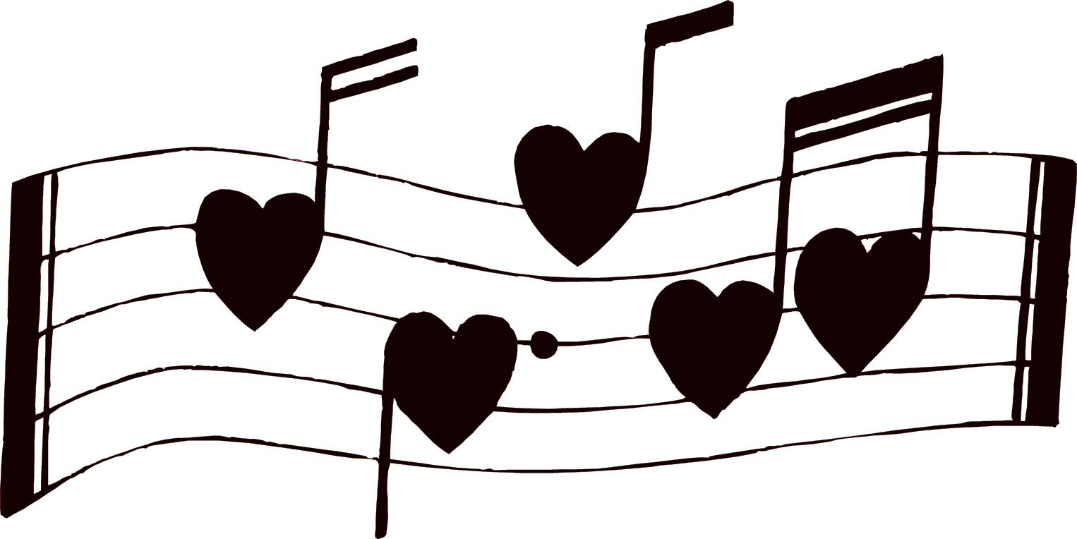 music clipart valentines day