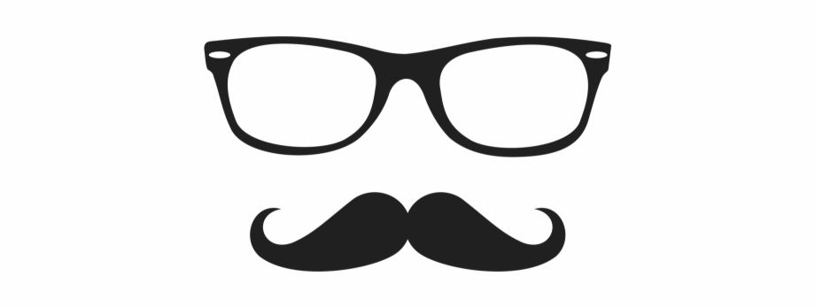 clipart mustache eyeglass frame