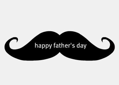 clipart mustache fathers day