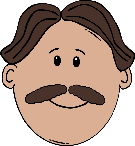father clipart brother face