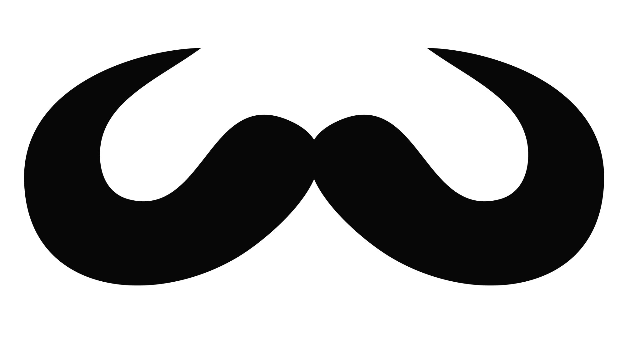 moustache clipart silhouette