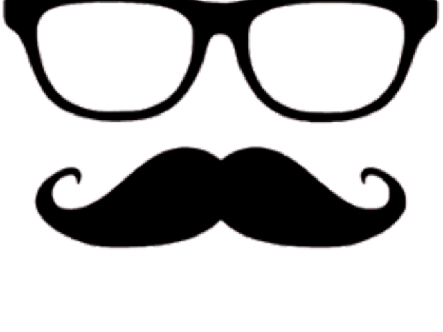 clipart mustache optical frame