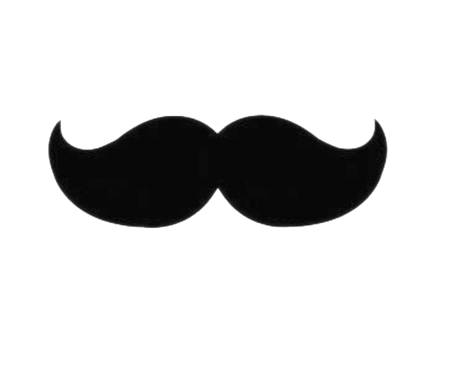 mustache clipart realistic