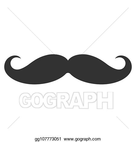 clipart mustache simple