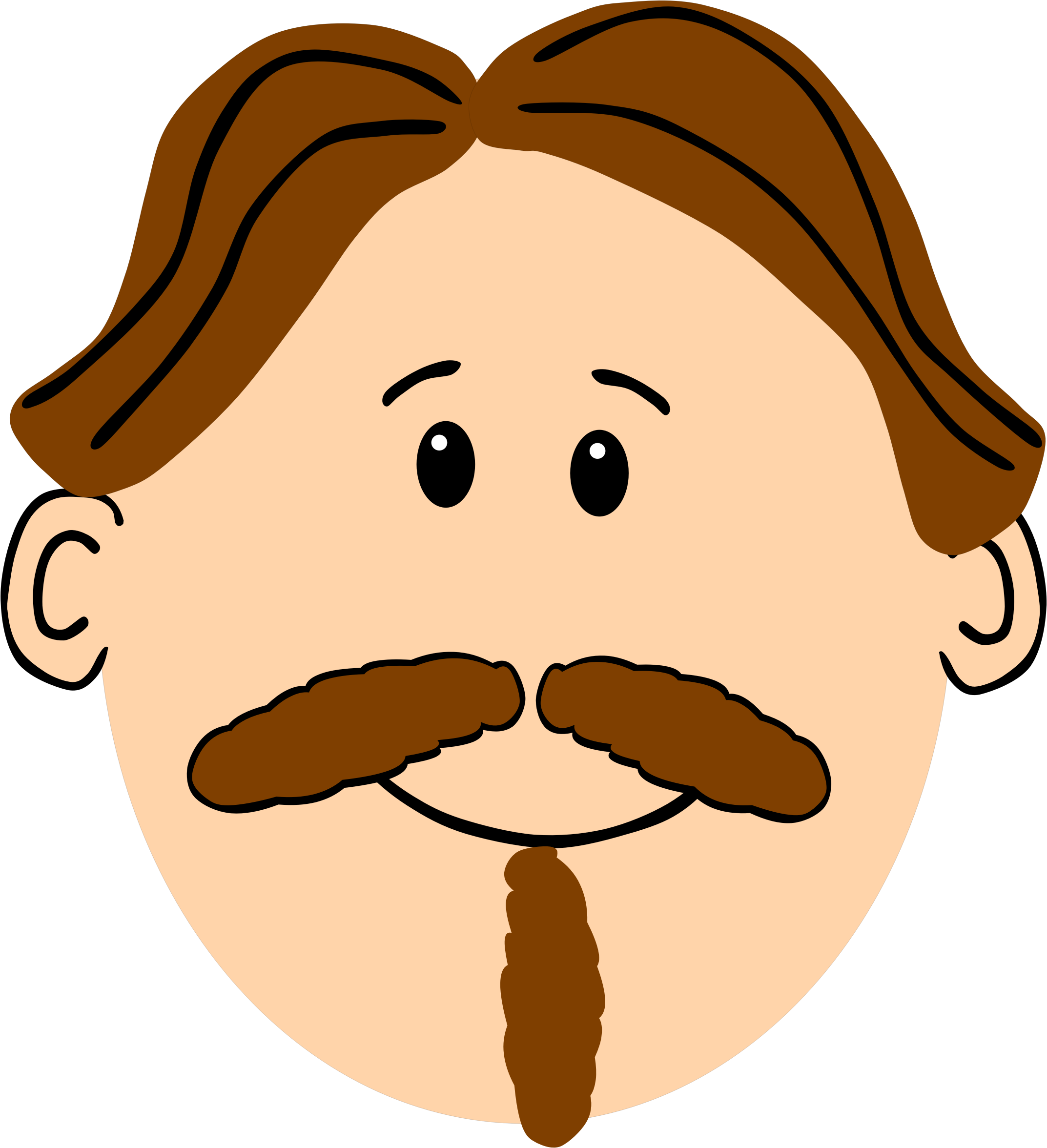 Moustache mustache man