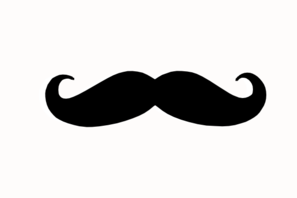clipart mustache small mustache