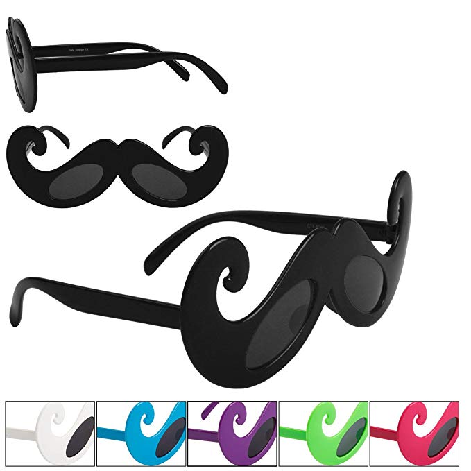 Amazon com fancyg party. Mustache clipart spectacles frame