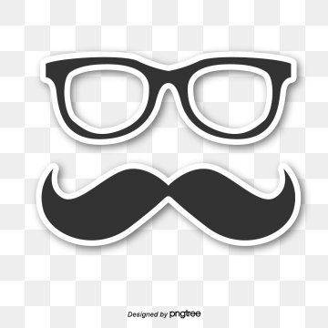 Glasses frames png images. Clipart mustache spectacles frame
