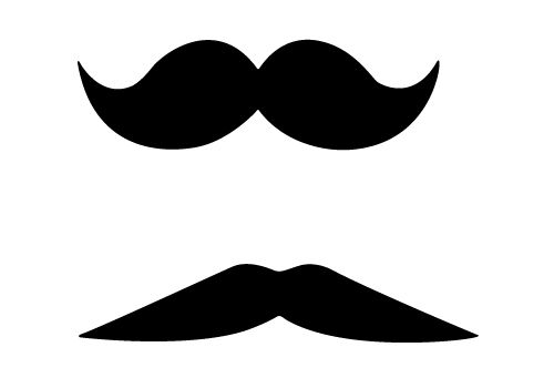clipart mustache stock
