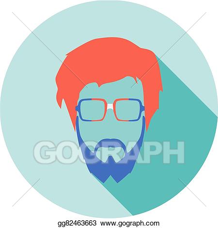 Clipart mustache sunglass frame. Vector stock super hero