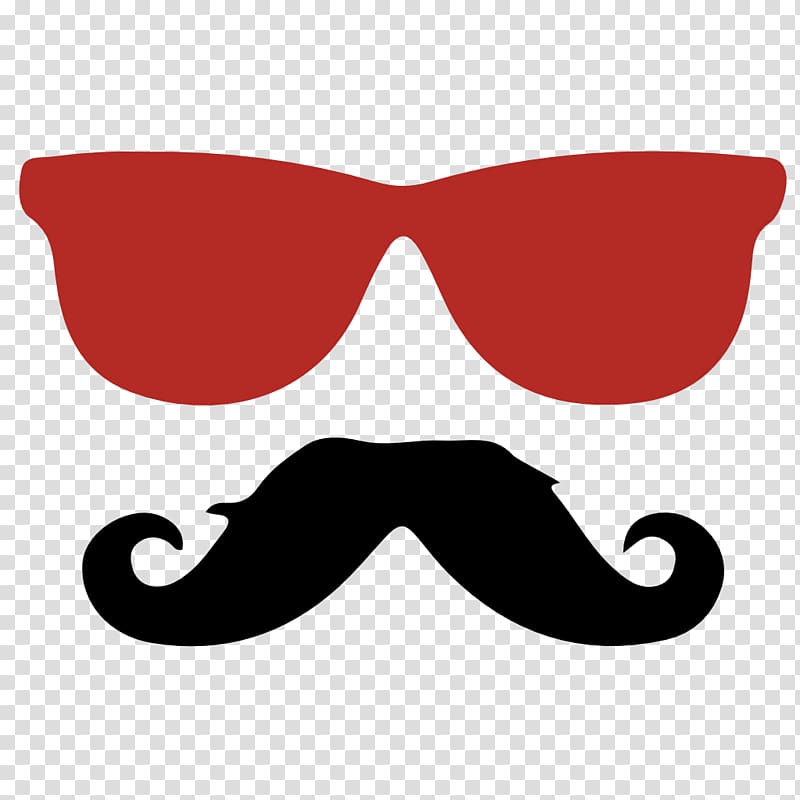 mustache clipart optical frame