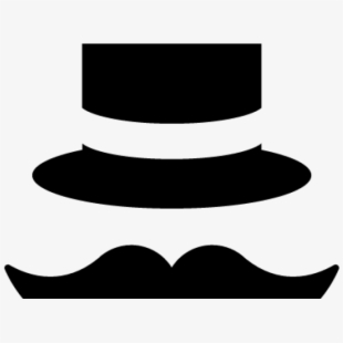Clipart mustache top hat. Sombreros y mostachos 