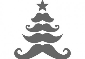 mustache clipart tree