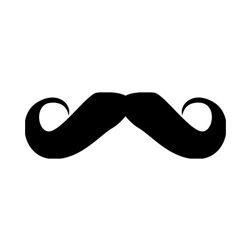 mustache clipart western