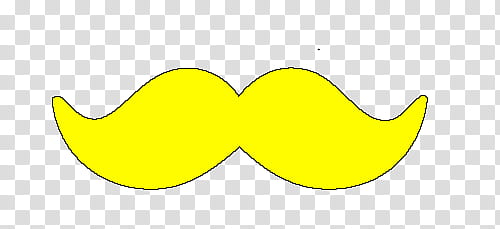 Clipart mustache yellow. Transparent background png hiclipart