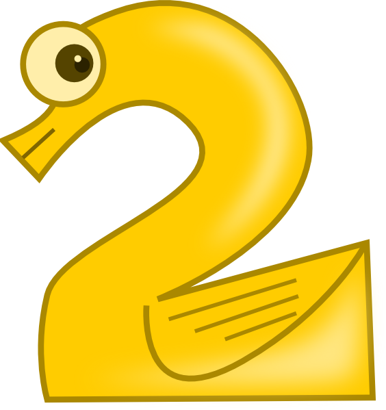 number 2 clipart animated