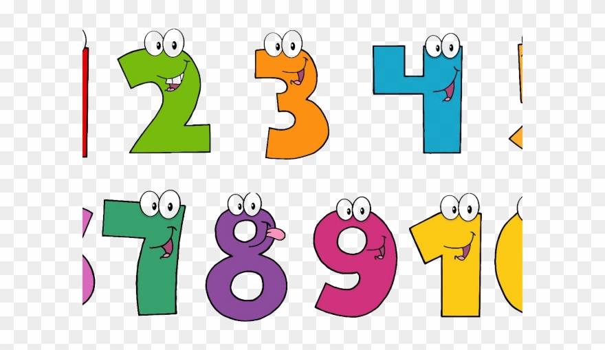 clipart numbers artistic