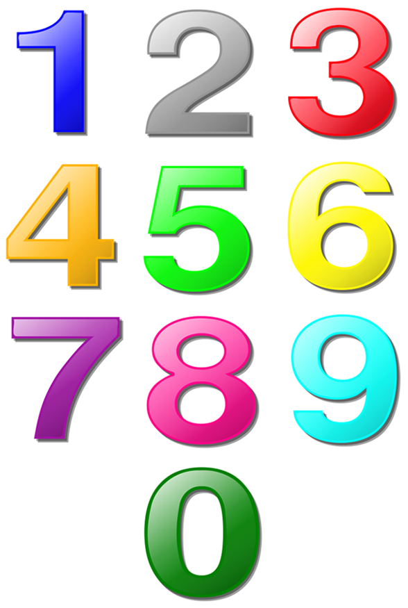 clipart numbers basic