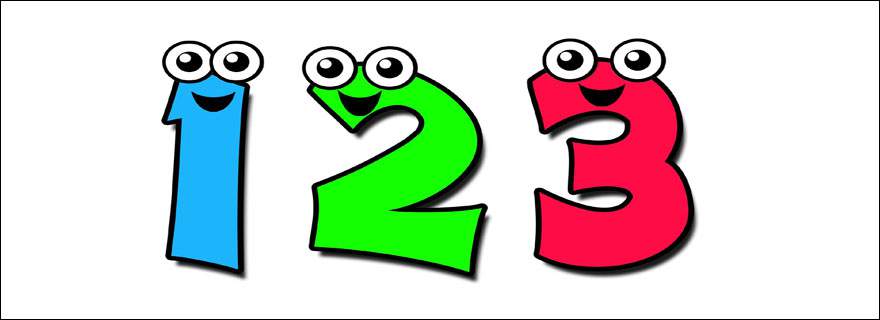 numbers clipart basic