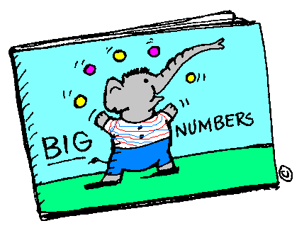 numbers clipart big