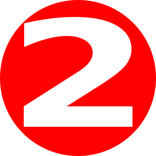 number clipart red