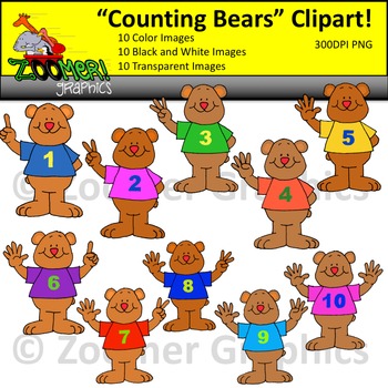 clipart numbers counting