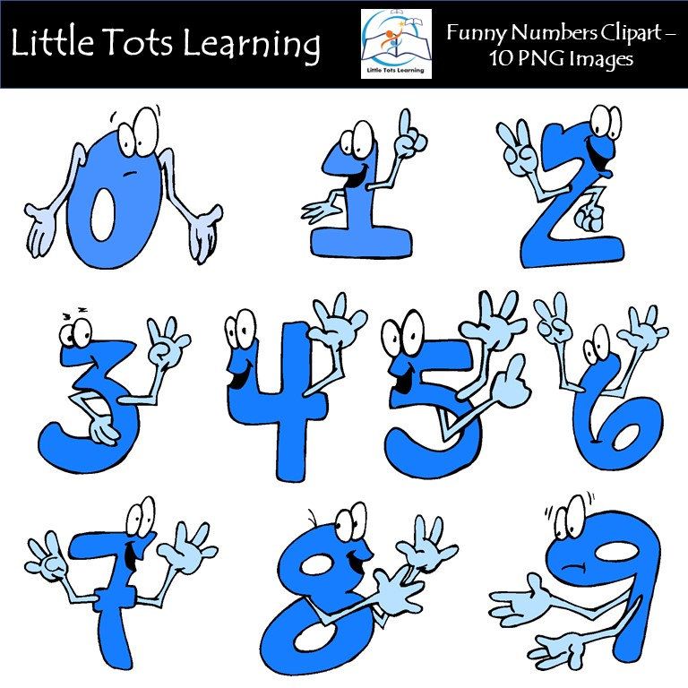 clipart numbers learning