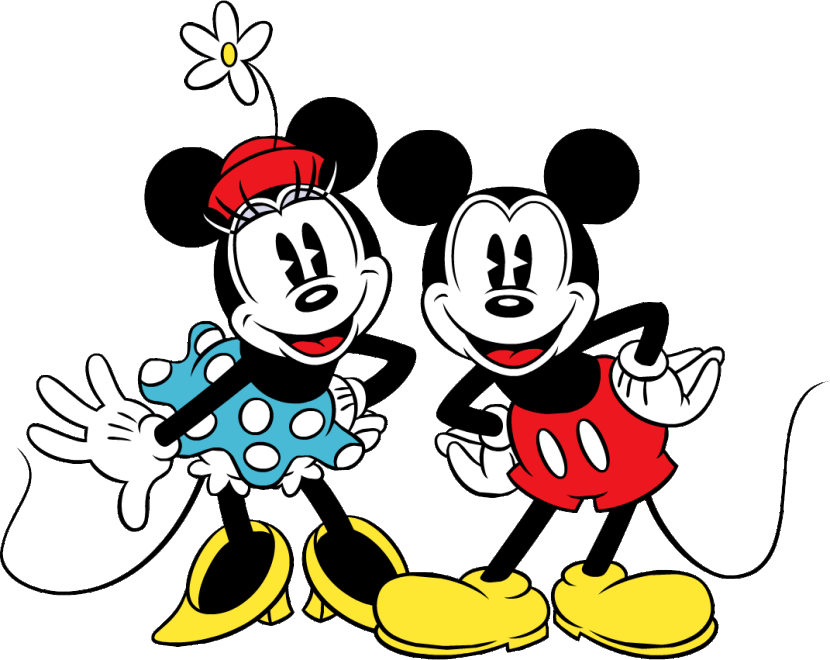 clipart numbers mickey mouse
