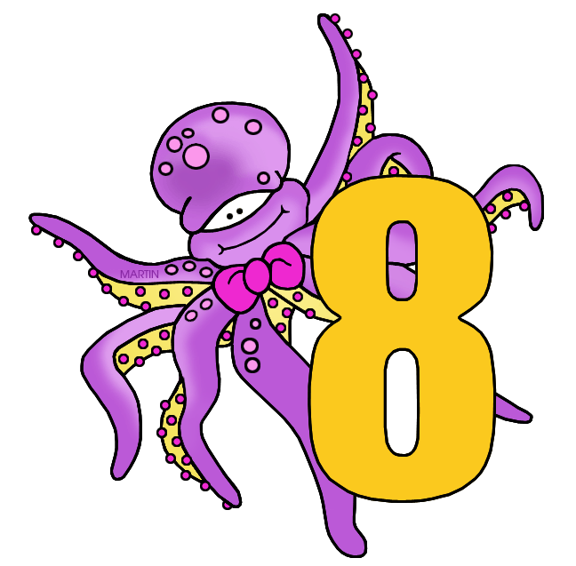 number 4 clipart countdown
