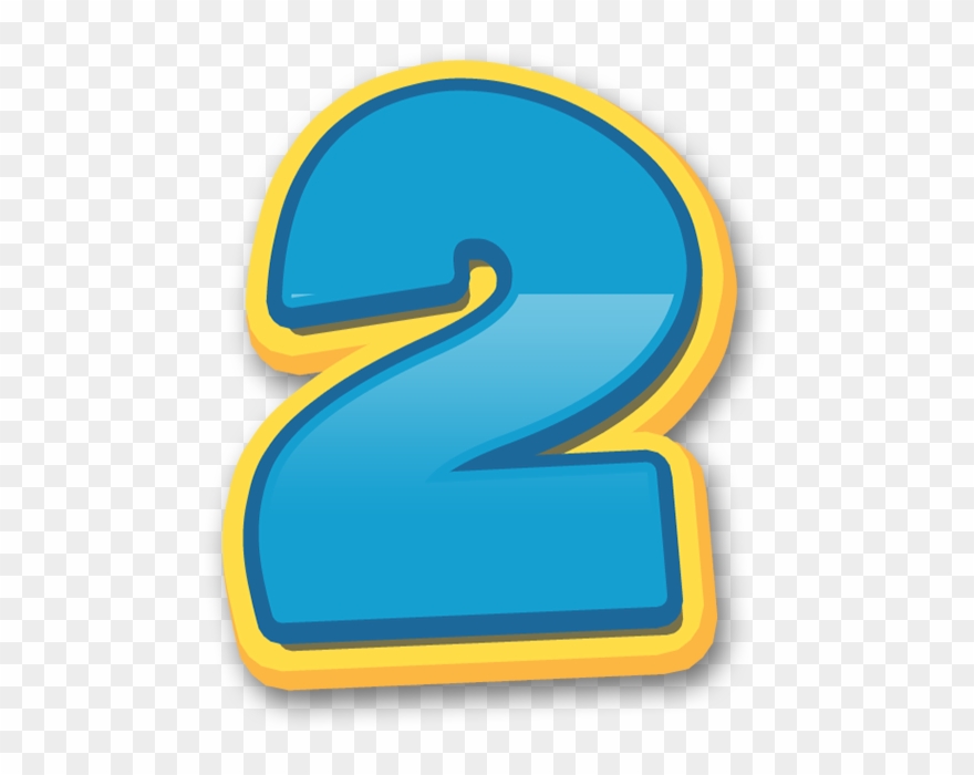 number 2 clipart logo