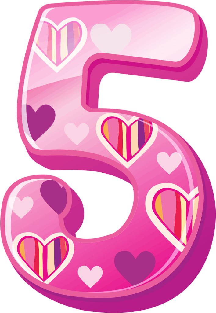  cd f a. Clipart numbers pink