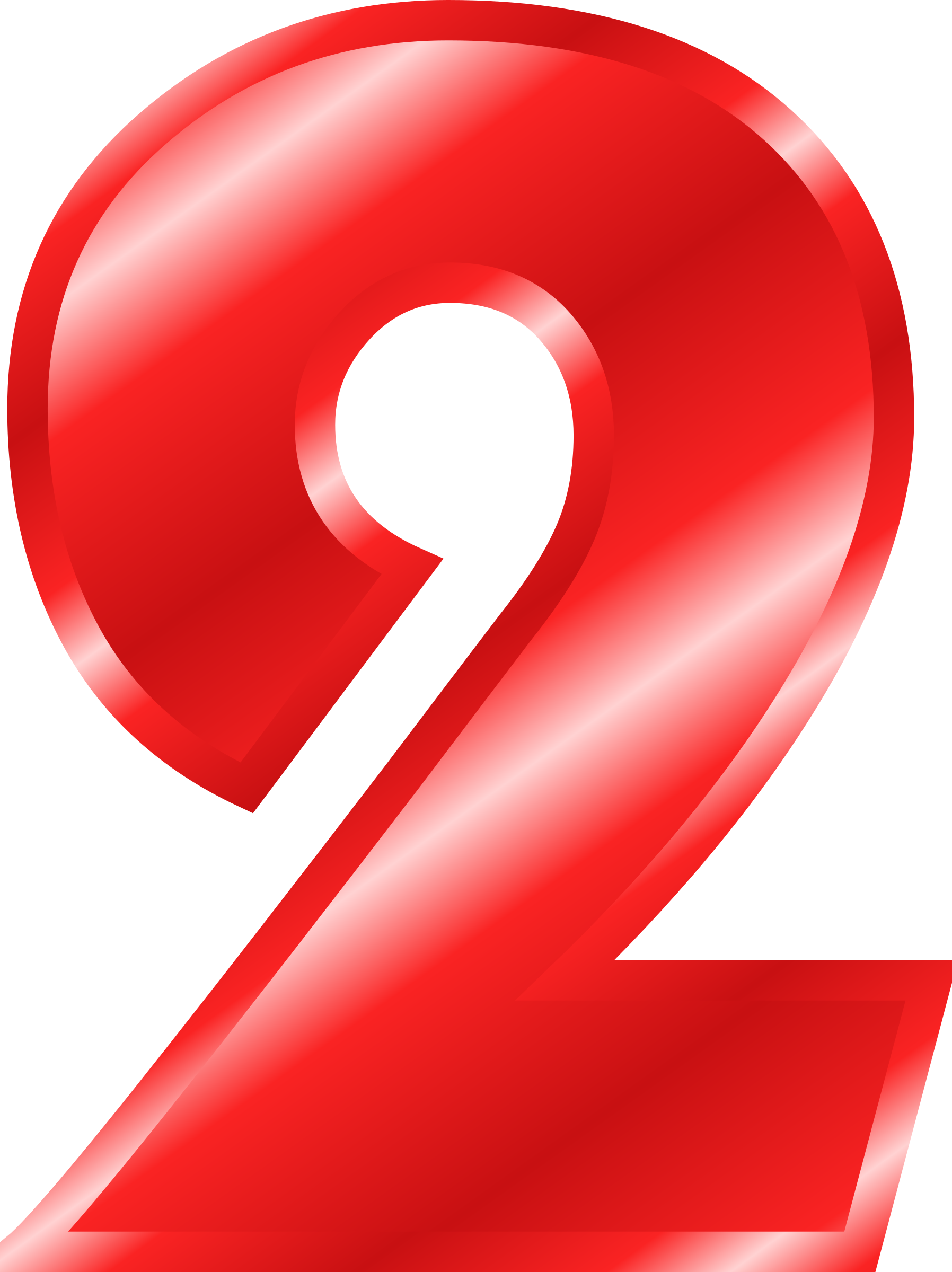 Number 2 Clipart Red Number 2 Red Transparent FREE For Download On 