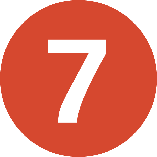number clipart seven
