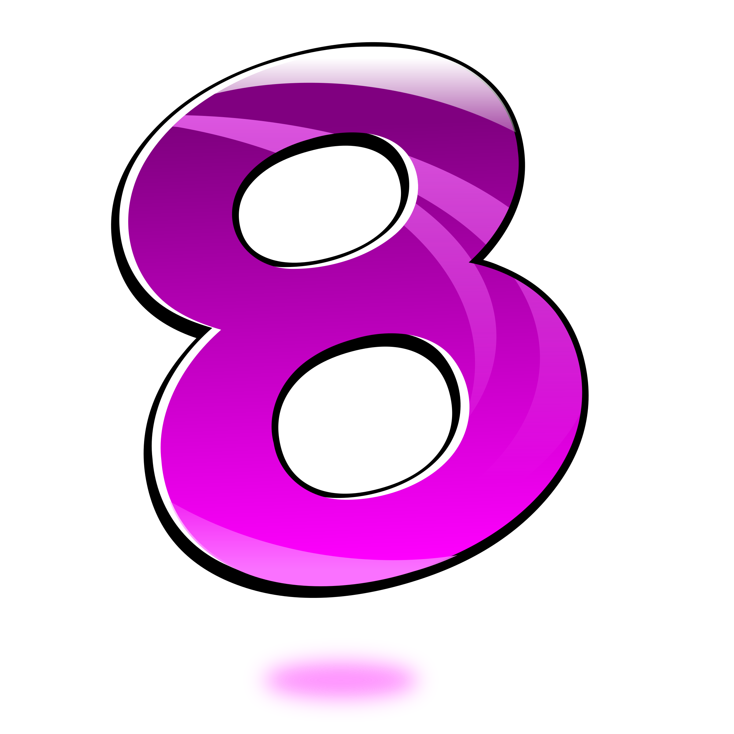 clipart numbers transparent background