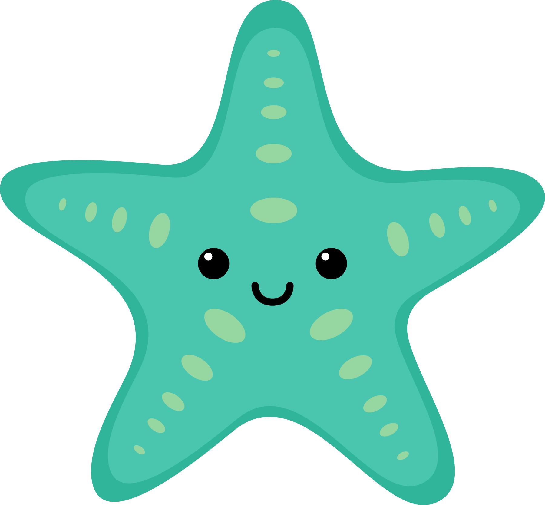 starfish clipart ocean life