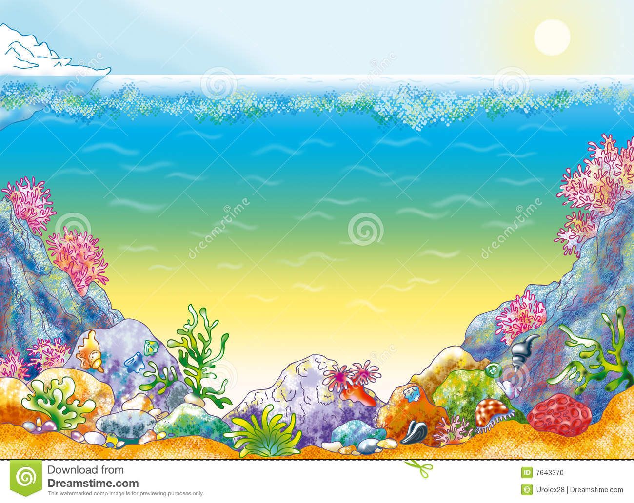 ocean clipart ocean floor