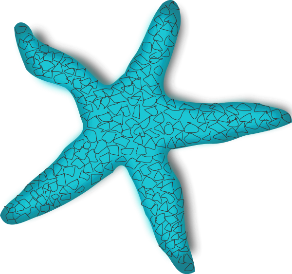 nemo clipart blue starfish